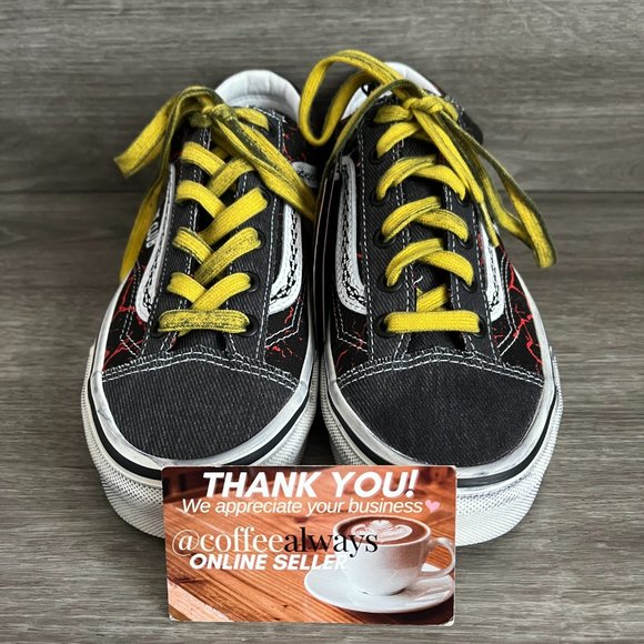 Vans Stranger Things Netflix Hellfire Club Style 36 Women's NWOB - Picture 2 of 11